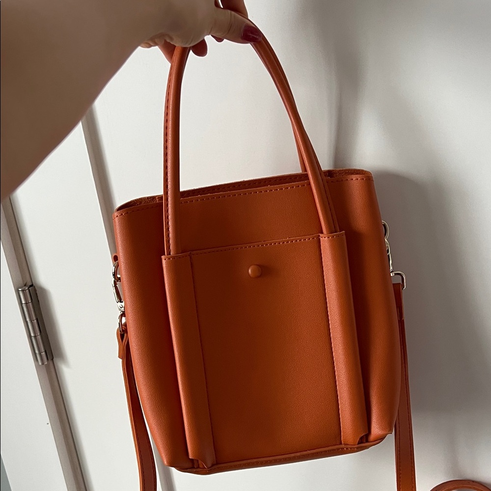 Elegant Orange Mini Bag - Picture 3 of 11